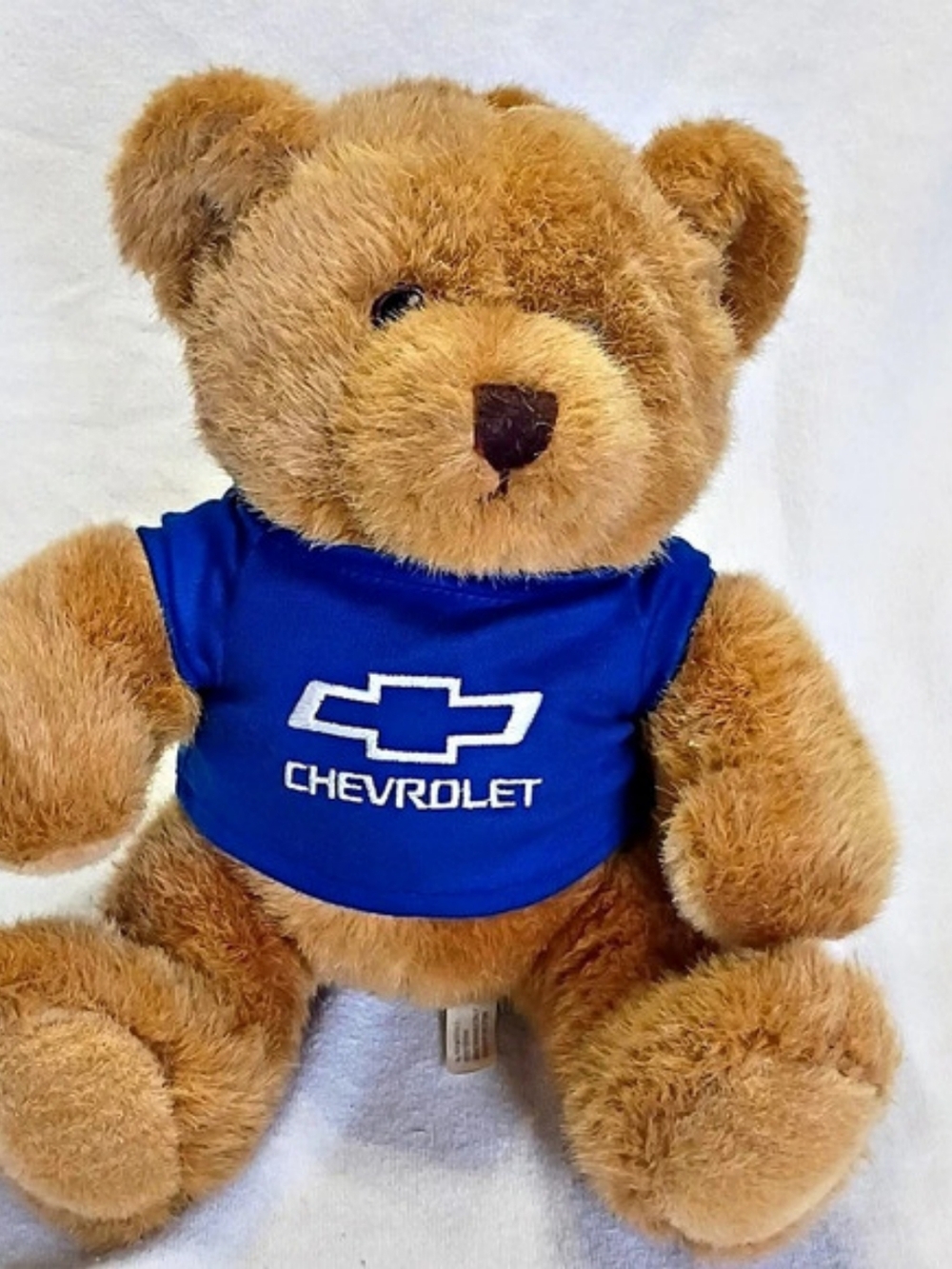 Logo Bear Chevrolet Bear Plush Toy Brown Blue